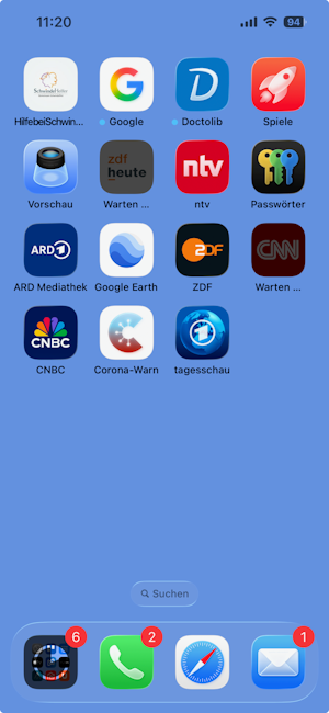 iOS 26 Schwindel Benommenheit Liquid Glass