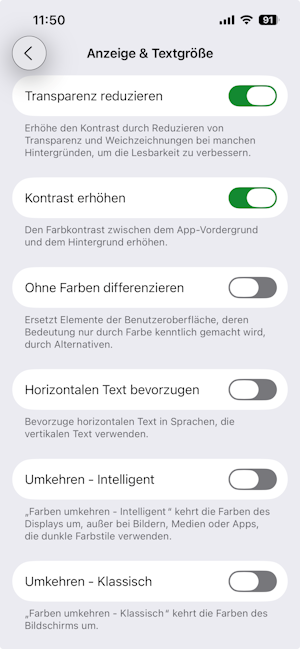 iOS 26 Schwindel Benommenheit Tipps