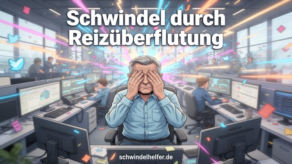 Reizüberflutung Schwindel