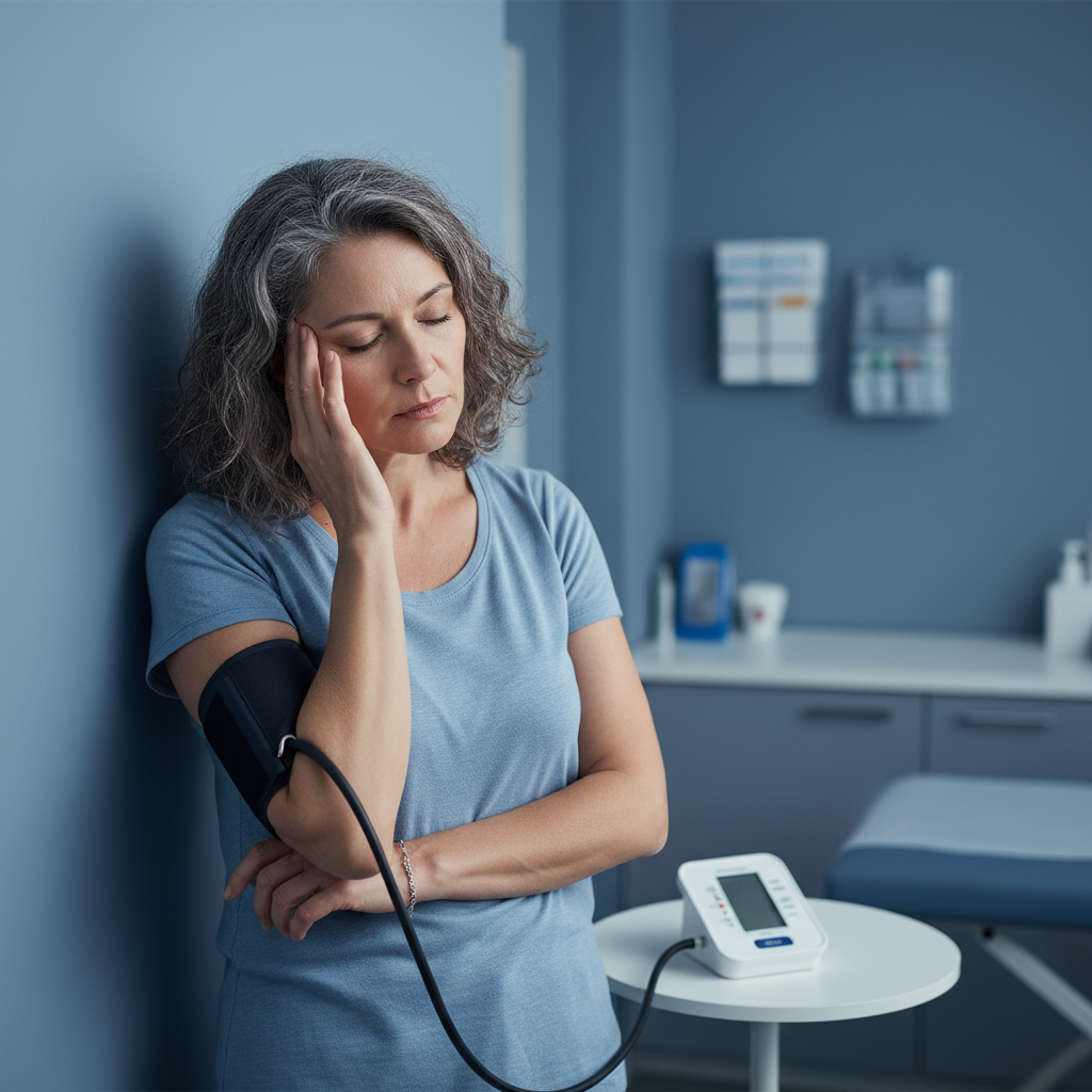 Schwindel durch Blutdruck