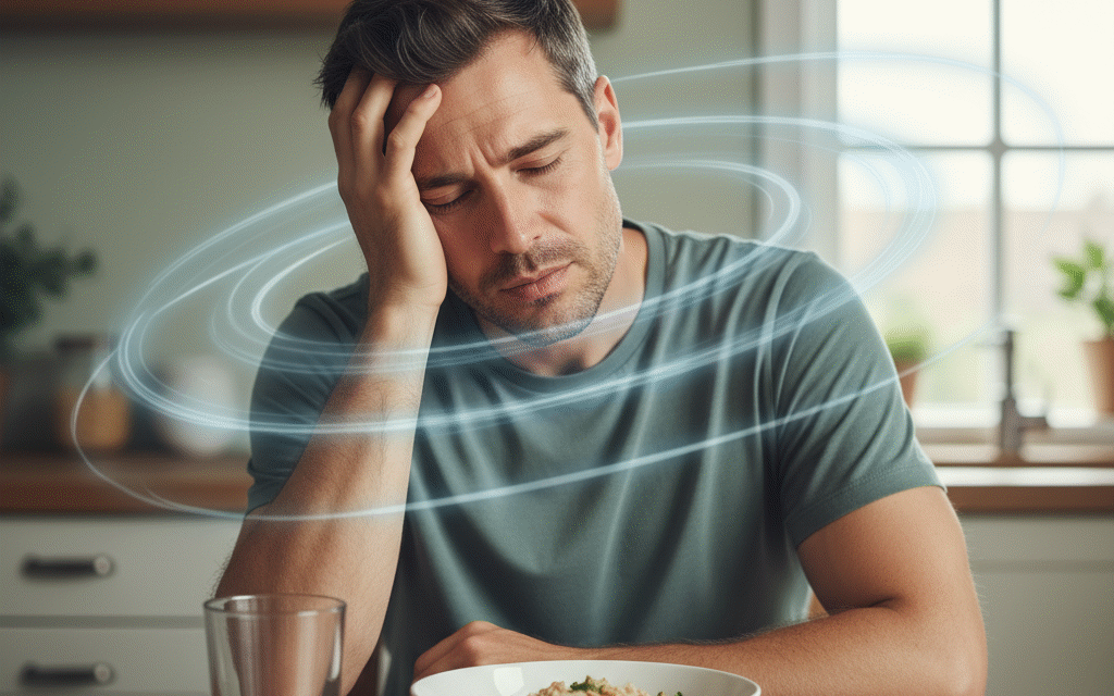 Schwindel durch Ernährung: Blutzucker, Elektrolyte, Dehydration & versteckte Trigger
