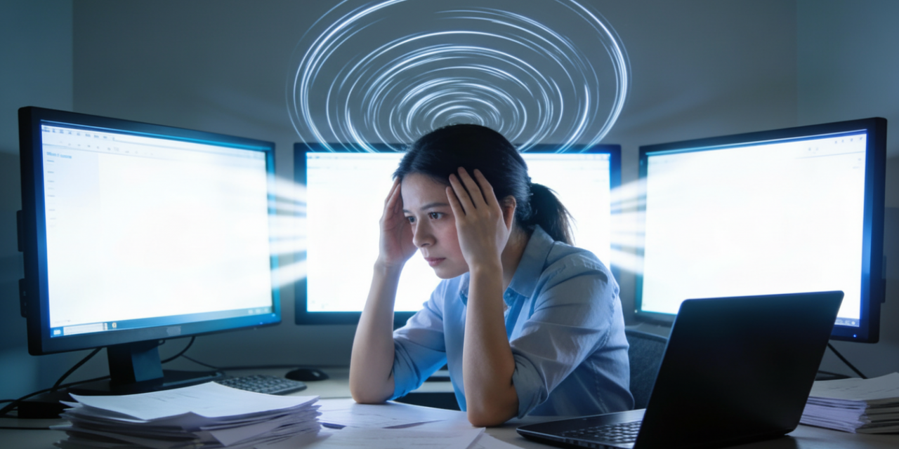 Schwindel am Schreibtisch